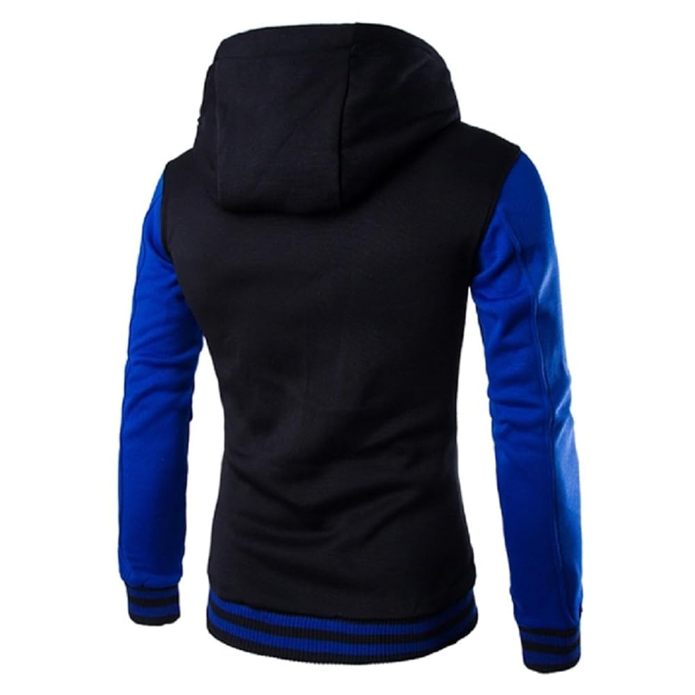 Wankang Hoodie Baseball Jacket Men Varsity Baseball Jacket